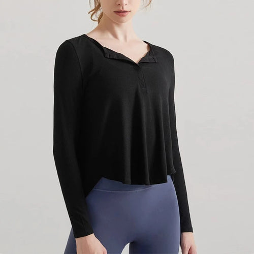 Loose Sports Breathable Fitness Long Sleeve Shirt