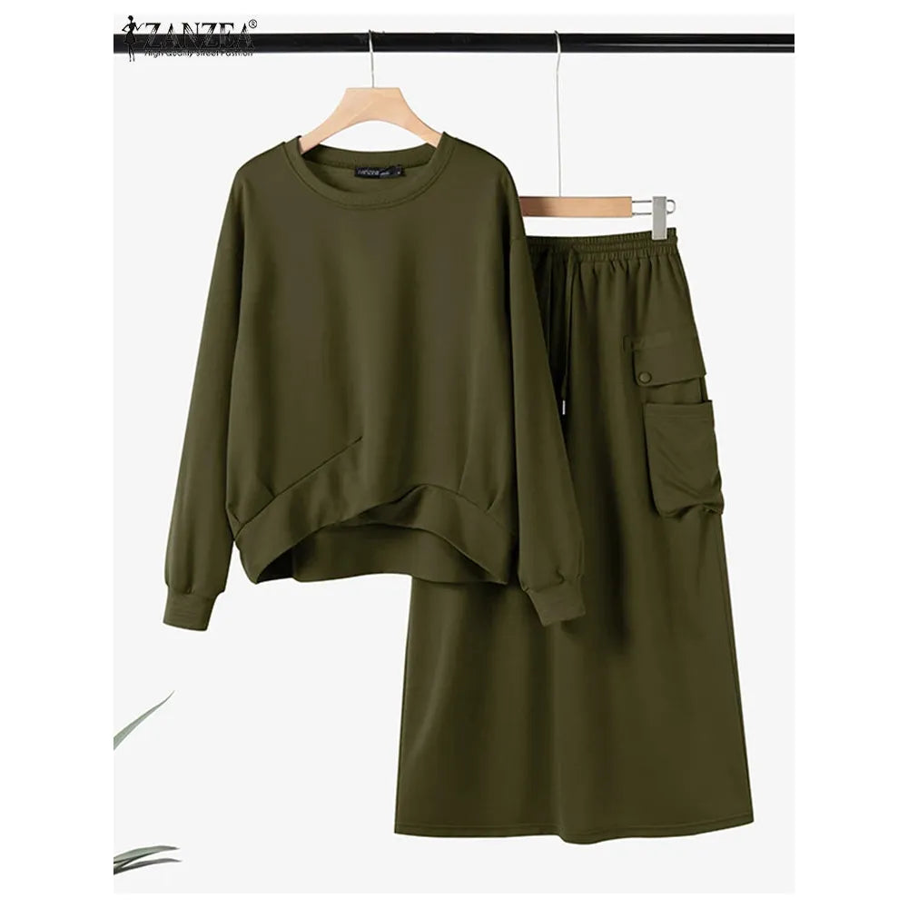 Easy Day Sweatshirt And Dress Set