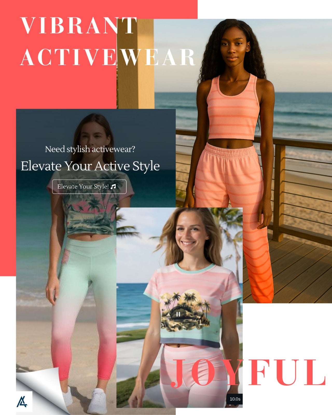 Tropicana Ocean Leggings