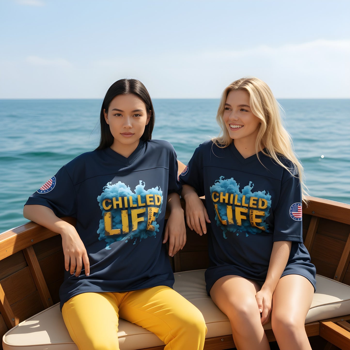 Chilled Life Boxy Football Jersey