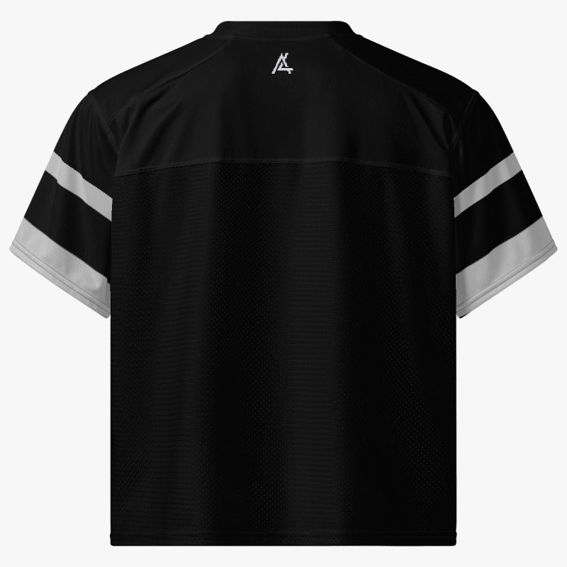 Choose Joy Black Boxy Football Jersey