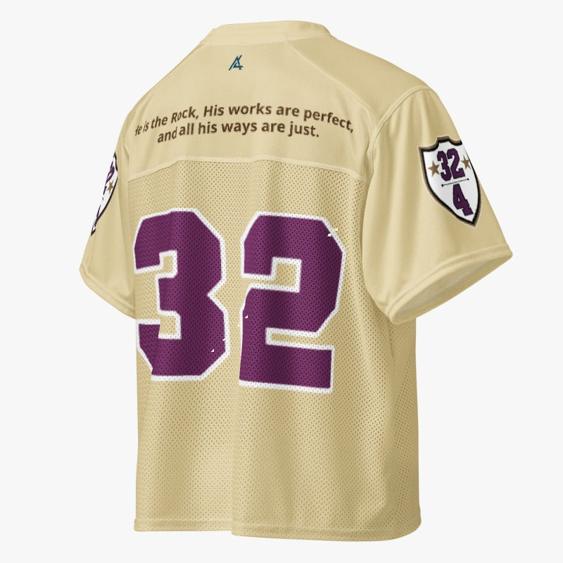 You Are Perfect Gold Boxy Football Jersey