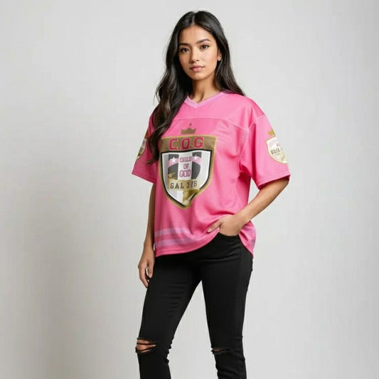 C.O.G (Child Of God) Boxy Football Jersey