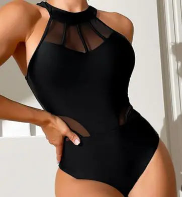 Backless Mesh Dance Class Leotard