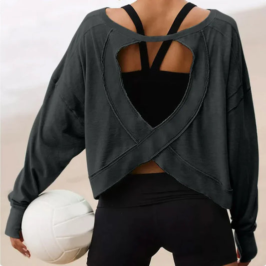 Women's Loose Long Sleeve Activewear Top