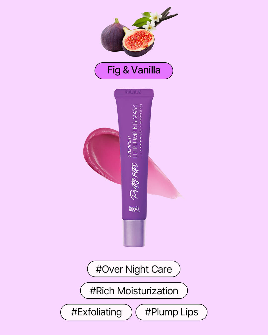 Pretty Filter Lip Plumping Gloss Mask Tube Night (14 ml)