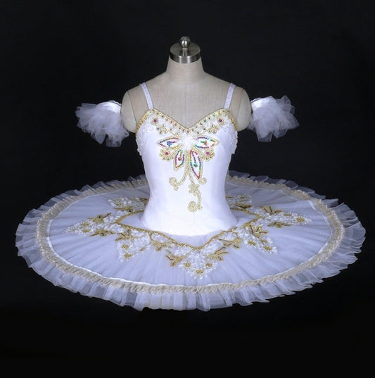 White Wedding pancake tutu dress
