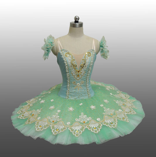 Green or Blue Princess Premium Pancake Tutu