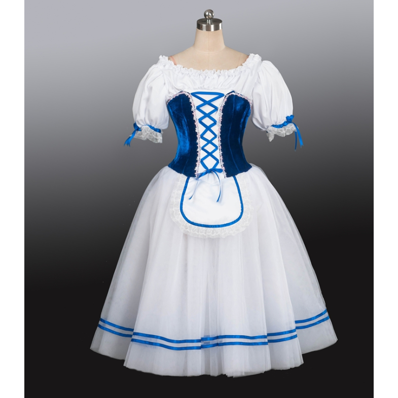 Deep Red Peasant Tutu Dress -  Comes in 3 colors