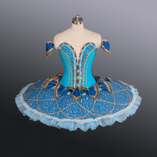 Professional Ocean Blue Classical Pancake Tutu