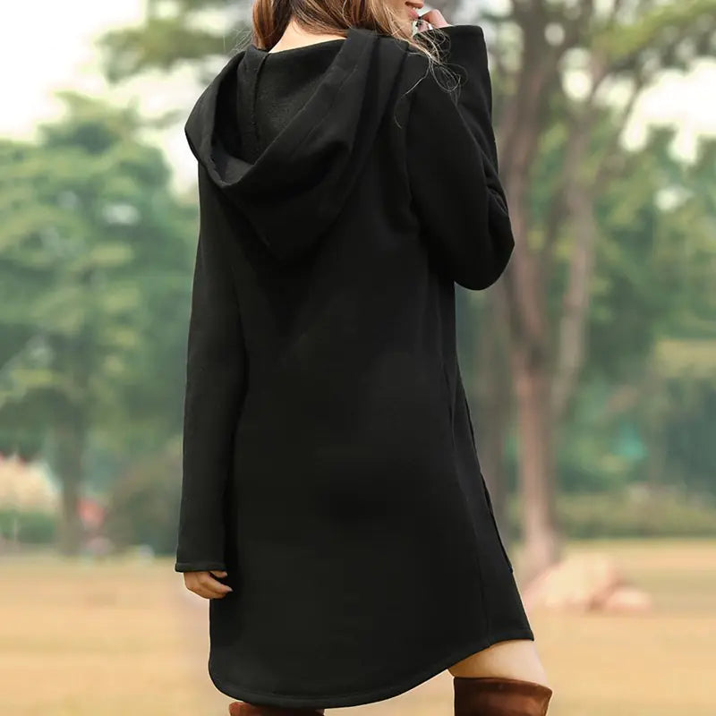 Hooded Fleece Dress