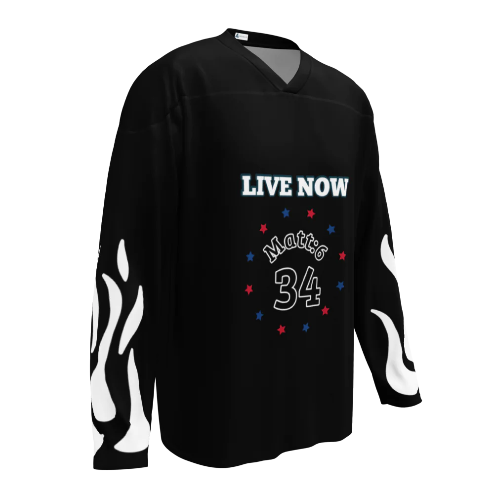Faith In Motion - Live Now Recycled Hockey Fan Jersey