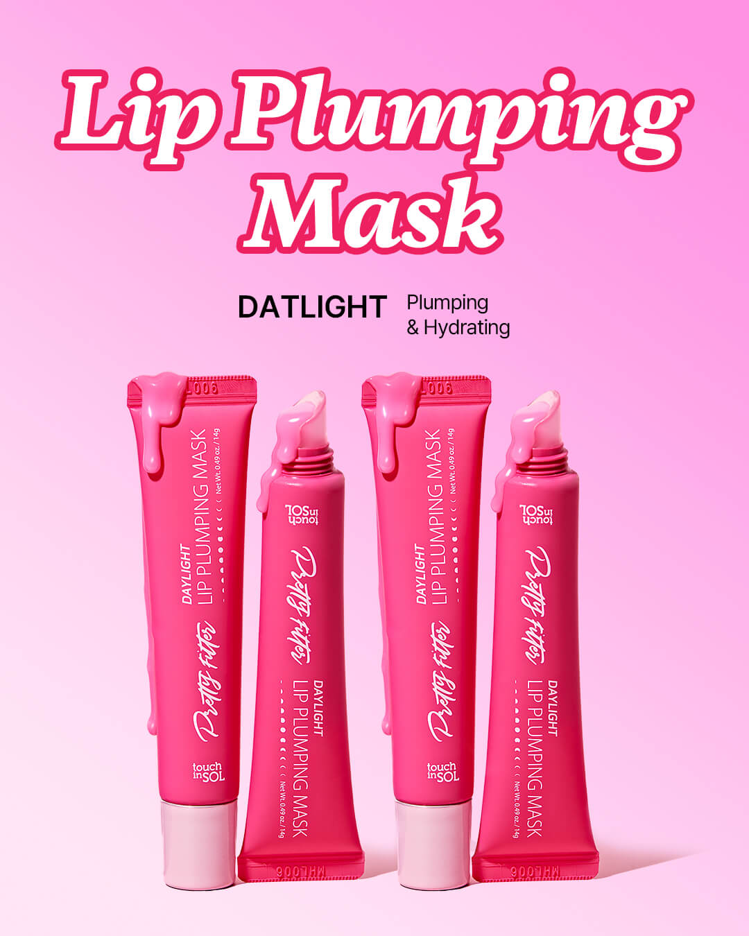 Pretty Filter Lip Plumping Gloss Mask Tube Day (14 ml)