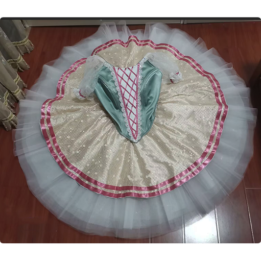 Miley Adorable Marzipan Peasant Dress