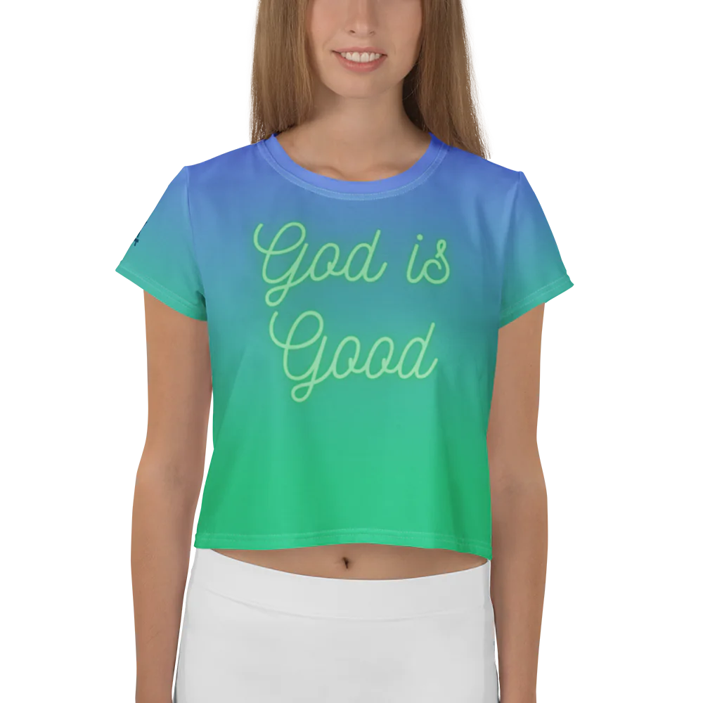 God Is Good Crop Tee