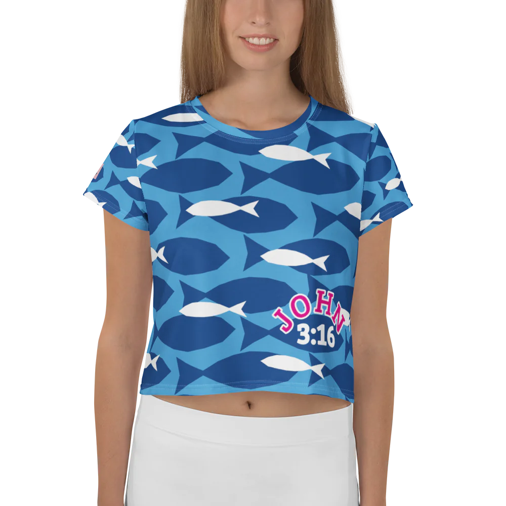 John 3:16 Crop Tee