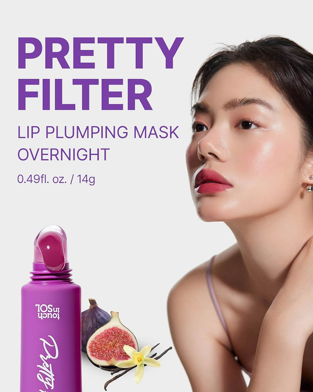 Pretty Filter Lip Plumping Gloss Mask Tube Night (14 ml)