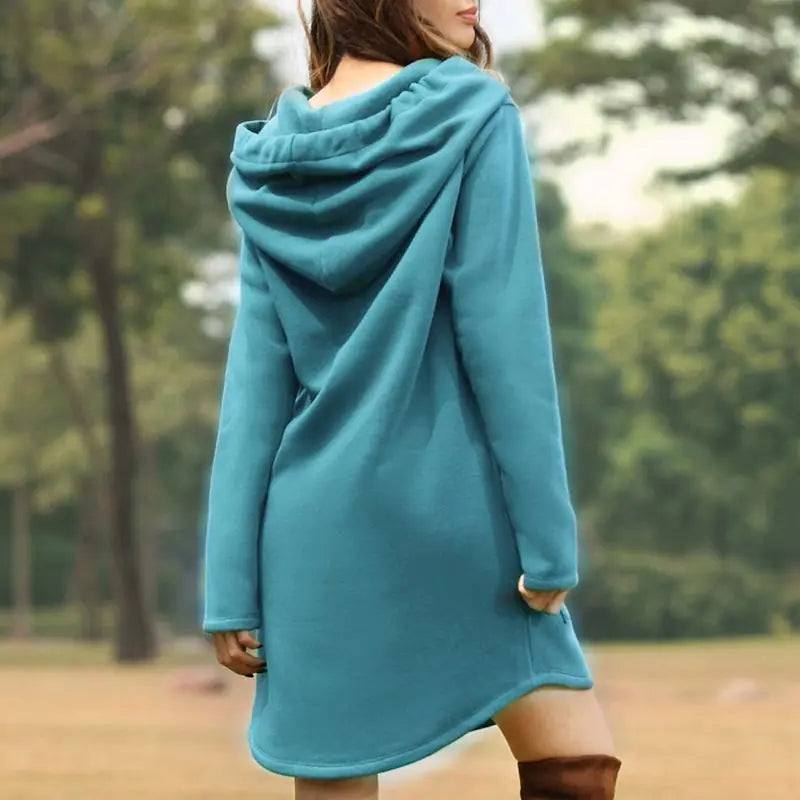 Hooded Fleece Dress