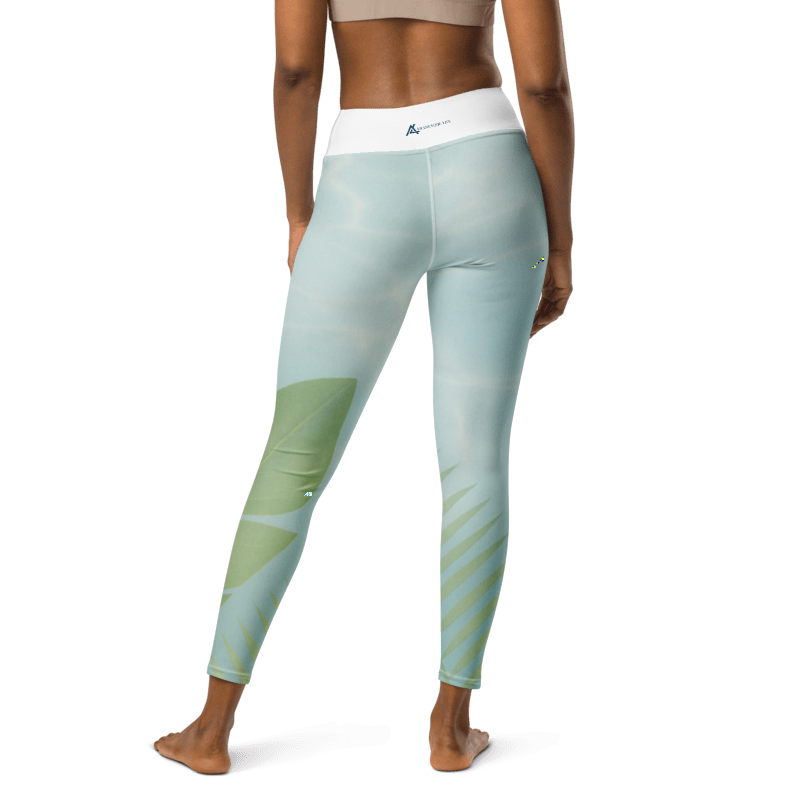 Bahama Nights Water Yoga Leggings