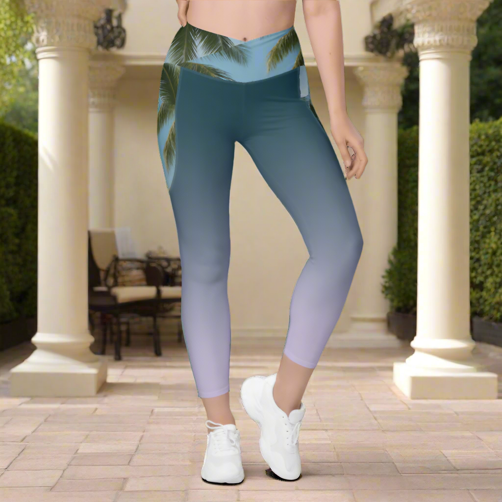 C.O.G Recycled Crossover Leggings with Pockets