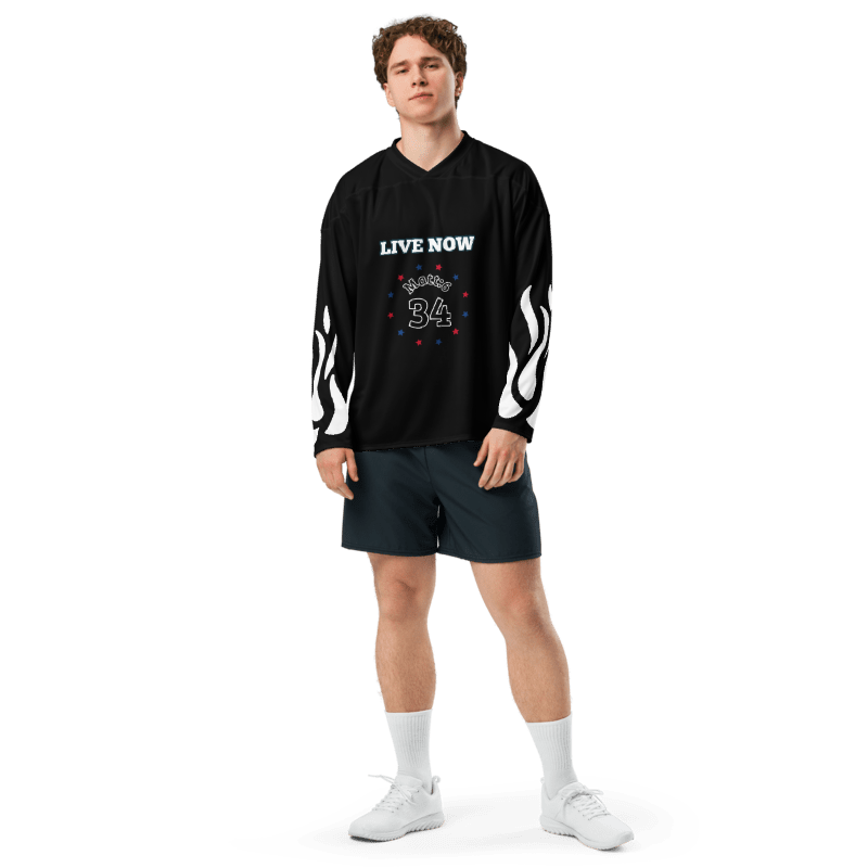 Faith In Motion - Live Now Recycled Hockey Fan Jersey