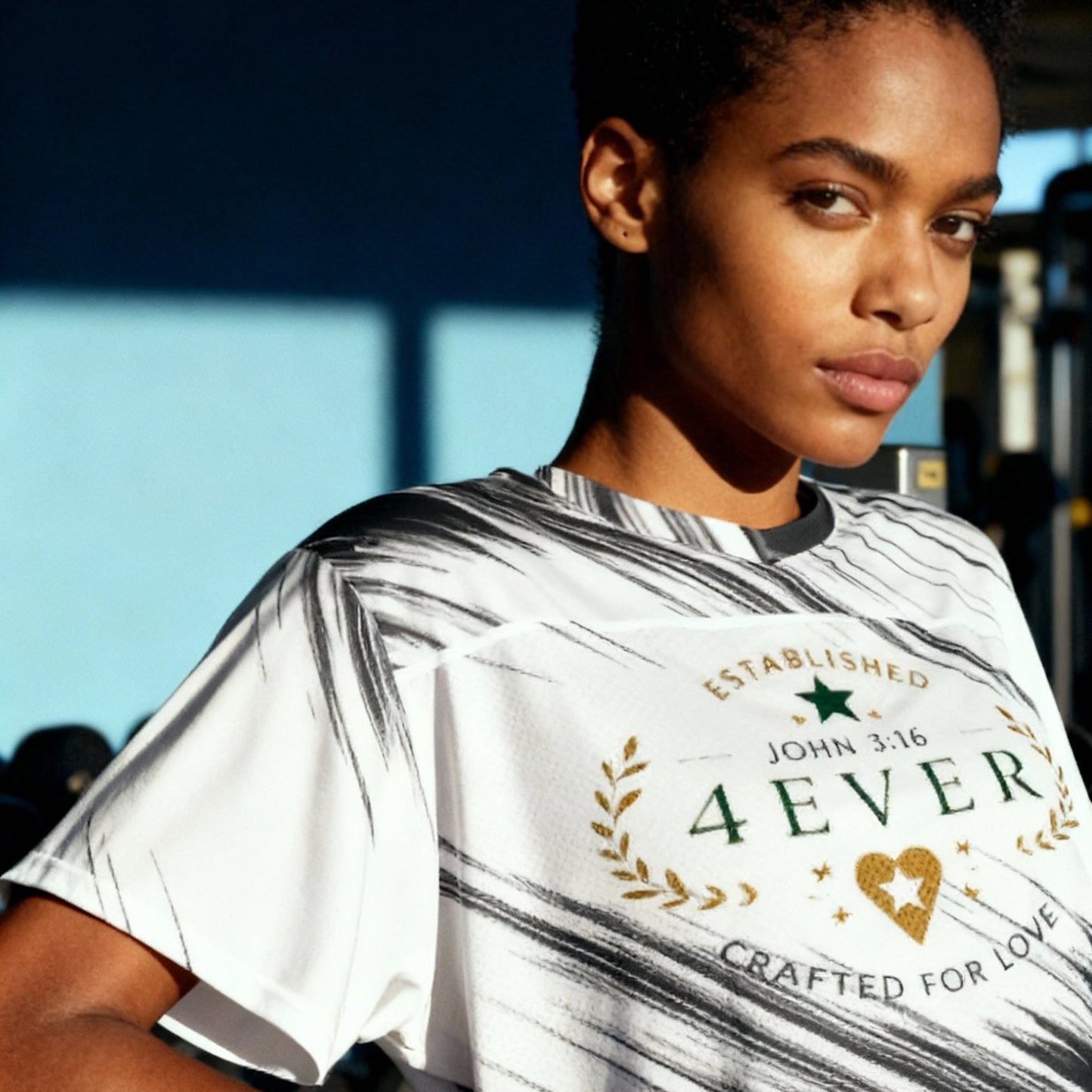 4 EVER Boxy Football Jersey