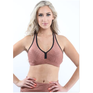 Roma Activewear Set - Leggings & Sports Bra - Copper [MADE IN ITALY]