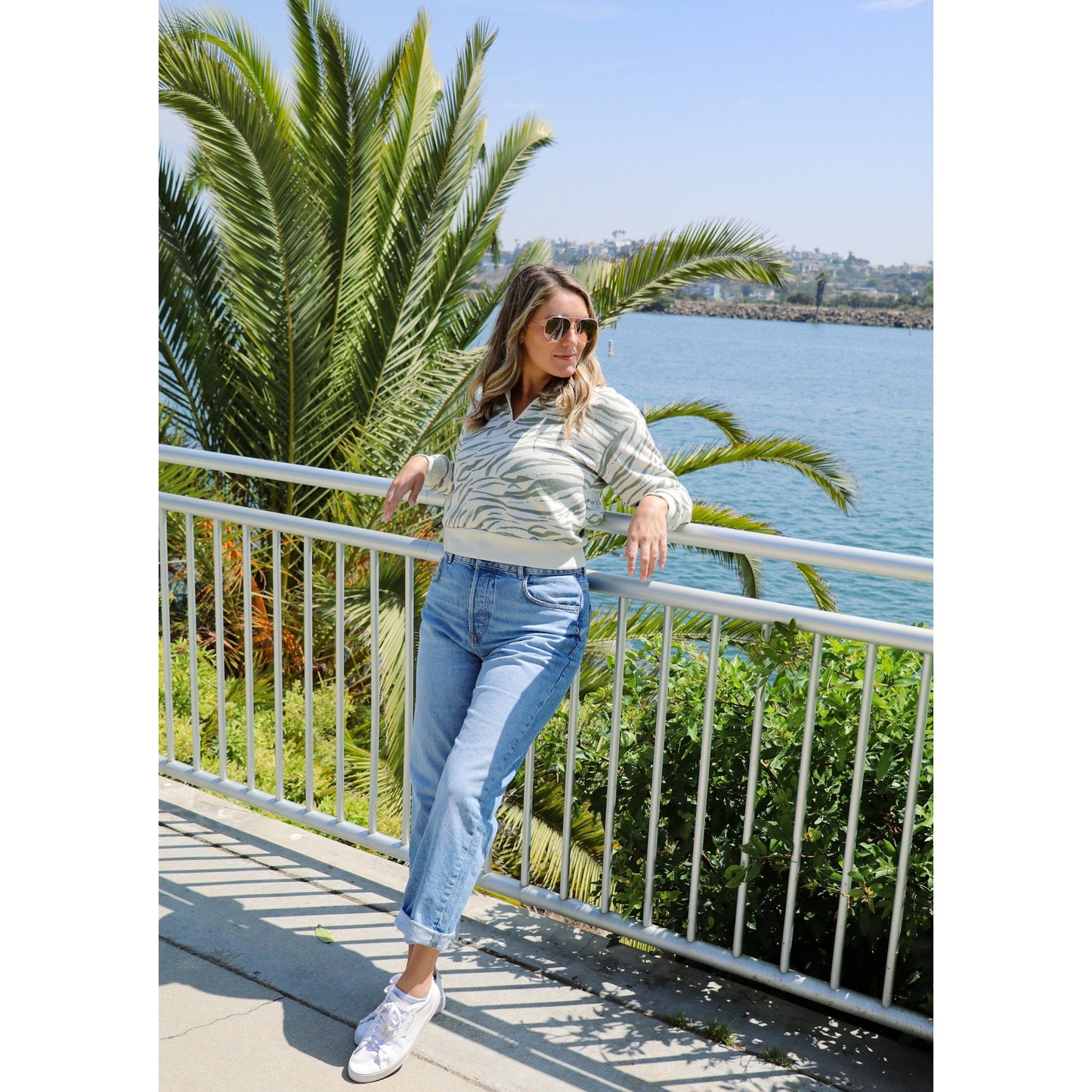 Island Hilary Quarter Zip Pullover