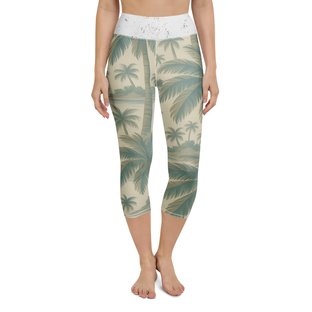 Bahama Nights Light Yoga Capri Leggings