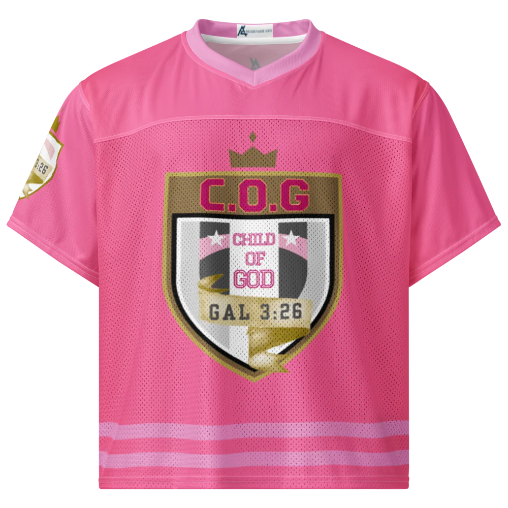 C.O.G (Child Of God) Boxy Football Jersey