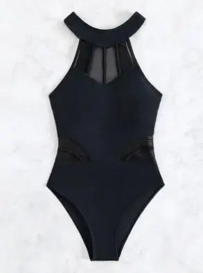 Backless Mesh Dance Class Leotard