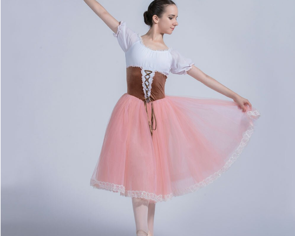 Simple Soft Tulle Peasant Ballerina Tutu Dress Arabesque Life 