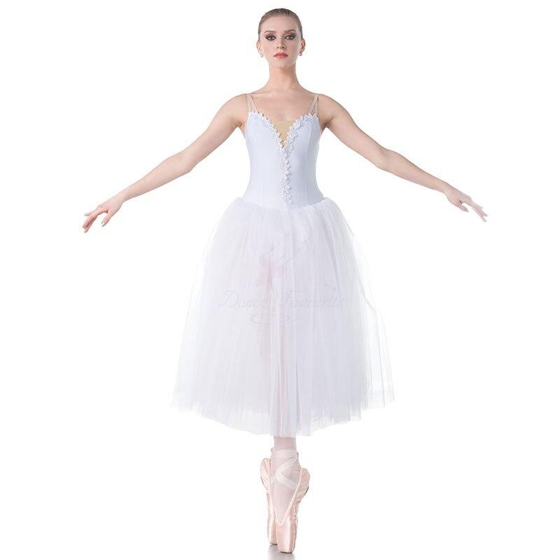 White Romantic Snow Tutus Camisole Style - Add Sleeves - Arabesque Life