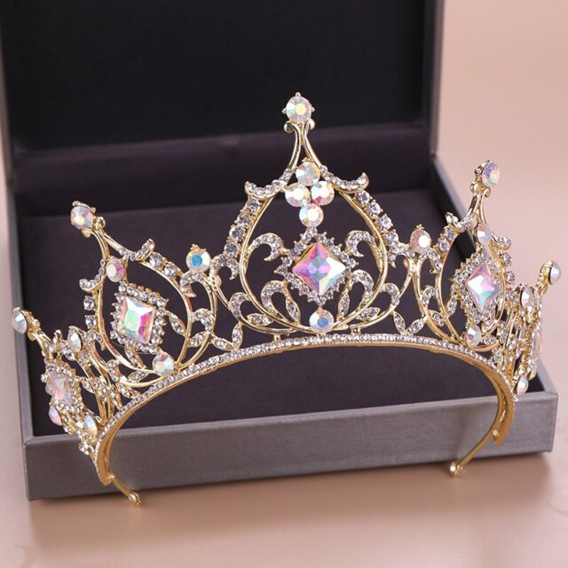 Royal Queen Performance Crystal Tiara Crown - Arabesque Life