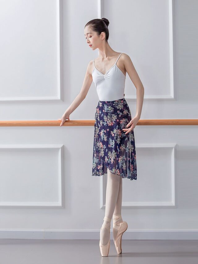 Chiffon Long Ballet Wrap Skirt Arabesque Life 