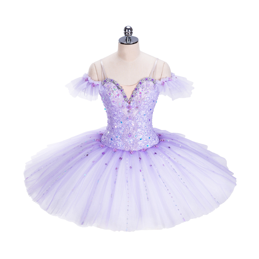 Princess Lilac Fairy Lavender Bell-Shaped Pancake Tutu