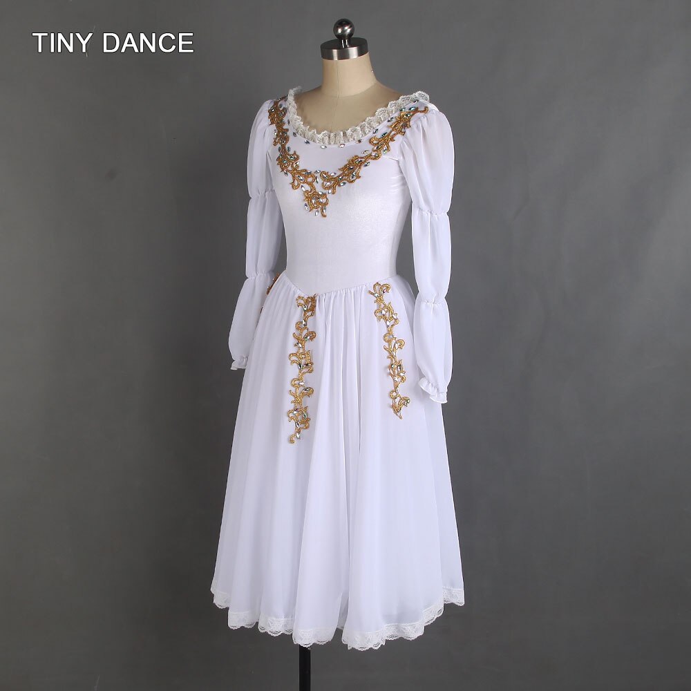Dance Costume & Dress Design #66 White Ivory Cream Black Lace Applique Trim Pair for Ballet Tutu